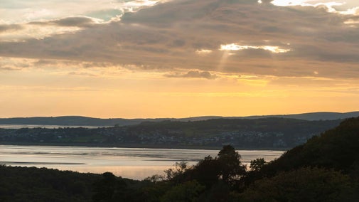 Sunset above Arnside and Silverdale, Cumbria